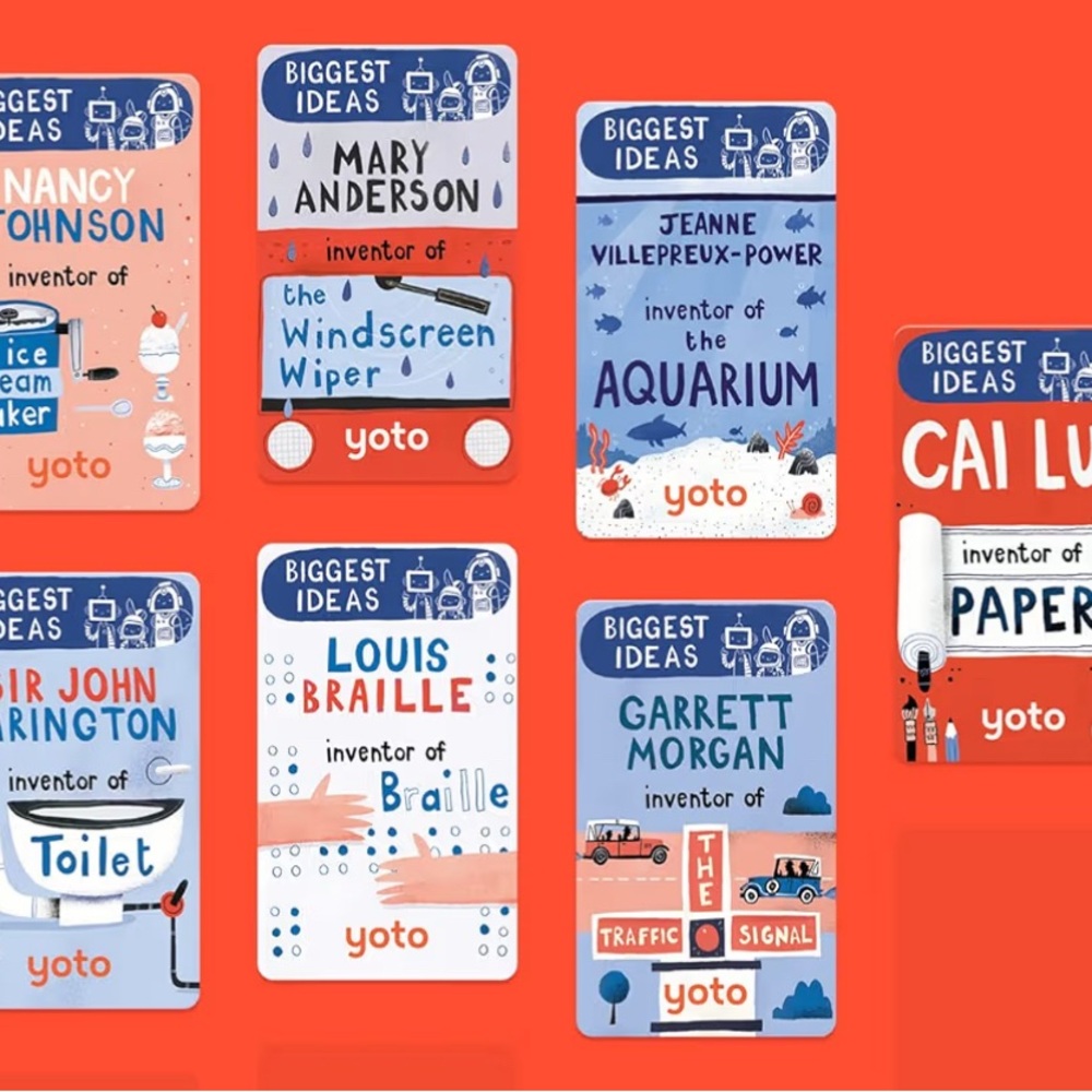 Sold- Yoto Biggest Ideas Card Set 6+